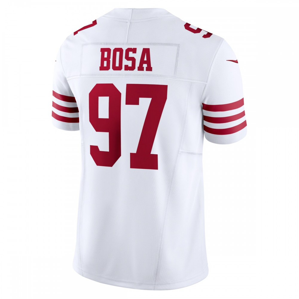 Nick Bosa San Francisco 49ers Nike Vapor F.U.S.E. Limited Jersey - White-GridironStore